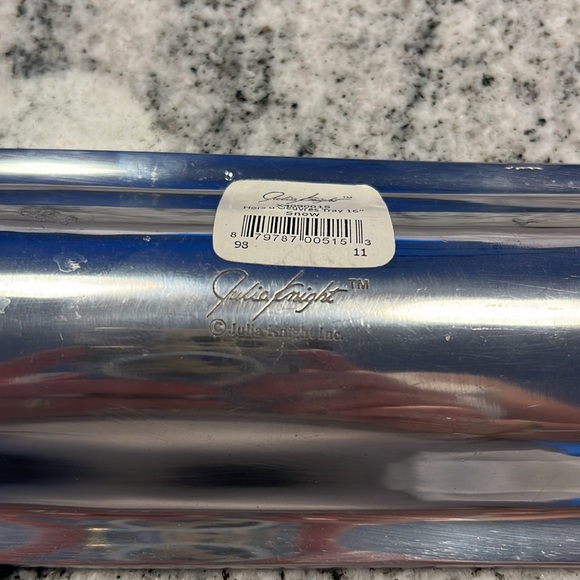 Julia Knight Classic 16" Hors D'oeuvres Tray in Snow - Picture 8 of 8